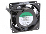 Fan: AC | axial | 115VAC | 80x80x25mm | 37m3/h(&plusmn;5%) | 34.5dBA | ball