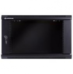 3/6U 19" ST ANTRACITE Metāla skapis ar stikla durvīm 540x400x180