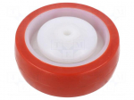 Transport wheel | &Oslash;: 100mm | W: 36mm | 200kg | polyurethane | POPUB