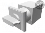 Switch: cam switch | Stabl.pos: 3 | 32A | 1-0-2 | panel | Poles: 4 | Pos: 3