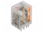 Relay: electromagnetic | 4PDT | Ucoil: 115VAC | Icontacts max: 5A