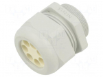 Cable gland | multi-hole | M40 | 1.5 | IP65 | polyamide | grey | 9mm