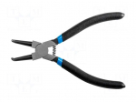 Pliers | for circlip | internal | 19&divide;60mm | Pliers len: 150mm | angular