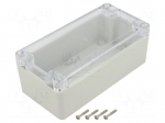 Enclosure: multipurpose | X: 80mm | Y: 160mm | Z: 60mm | ZP | ABS | IP65