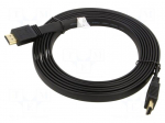 Cable | HDMI plug,both sides | PVC | HDMI 2.0 | 3m | black | Core: CCS