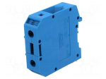 Splice terminal: rail | UKH | 150A | 1kV | for DIN rail mounting | blue