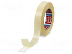Tape: fixing | W: 25mm | L: 50m | Thk: 0.09mm | double-sided | transparent