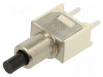 Switch: push-button | Pos: 2 | SPST-NO | 1A/120VAC | 1A/28VDC | OFF-(ON)