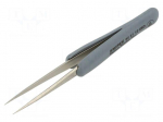 Tweezers | non-magnetic | Blade tip shape: sharp | ESD