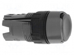 Switch: push-button | 16mm | Stabl.pos: 1 | black | none | Harmony XB6