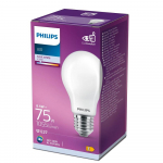 PHILIPS LED stikla 75W E27 Auksti balta 4000K A60 matēta spuldze 8718696705612 929002025831