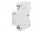 Contactor: 2-pole installation | 25A | 230VAC | NO x2
