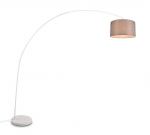 Trio-Lighting Mansur  E27 matt white/grey stāvlampa