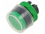 Switch: push-button | 22mm | Stabl.pos: 1 | green | none | IP66 | Pos: 2