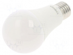 LED lamp | neutral white | E27 | 230VAC | 806lm | 8.5W | 180&deg; | 4000K