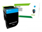 Lexmark 80C2HCE | 802HCE Cyan High Yield Corporate Cartridge (3k) | Cartridge | Cyan