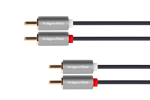 Helis&uuml;steemid ja tarvikud // Helikaablid koos pistikutega // Kabel 2RCA-2RCA 10m Kruger&Matz Basic