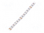 LED tape | RGB | LED/m: 120 | 8mm | IP20 | 120&deg; | 19.2W/m | Thk: 2.5mm | 24VDC