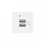 Elektrimaterjalid // Elektrimaterjalide v&auml;ljam&uuml;&uuml;k | Madalate hindade kampaaniad // Gniazdo USBx2 z ładowarką Maclean, podw&oacute;jne, 2.1A fast charge, białe, MCE728W