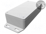 Enclosure: multipurpose | X: 50mm | Y: 101mm | Z: 25mm | 1590 | aluminium