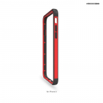 Back panel cover Hoco Apple iPhone 6  Coupe Series Double-Color Bracket bumper Red