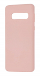 Back panel cover Evelatus Samsung Galaxy S10 Nano Silicone Case Soft Touch TPU Pink Sand