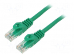 Patch cord | U/UTP | Cat: 6 | RJ45 plug,both sides | stranded | CCA | 15m