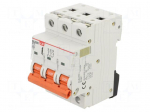 Circuit breaker | 230/400VAC | Inom: 16A | Poles: 3 | Charact: B | 6kA