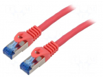 Patch cord | S/FTP | Cat: 6a | RJ45 plug,both sides | stranded | CCA