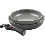 BALLARINI TORRE Set of 2 frying pans (24 + 28 cm) 1H