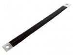 Braids | insulated earthing tape | W: 25mm | 35mm2 | &Oslash;1: 11mm | &Oslash;2: 11mm