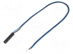 Reed switch | Range: 5.7mm | Pswitch: 5W | &Oslash;6.22x25.4mm | 0.25A | 0.3m