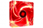 Cooler XILENCE  CASE FAN 120MM TRANSP 3PIN+4P/RED 12V XF046