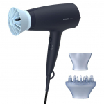 Health care Philips  Hair Dryer BHD360/20 2100 W, Number of temperature settings 6, Ionic function, Diffuser nozzle, Black/Blue