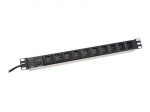 Circuit breaker Digitus  Aluminum outlet strip, IEC C14 plug | DN-95404 | Sockets quantity 10