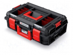 Chest | tool case | black | polymer | X BLOCK LOG | 546x380x194mm | IP55