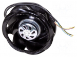 Fan: EC | radial | 230VAC | &Oslash;206x74.1mm | 545m3/h | ball | 2950rpm | IP54