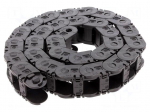 Cable chain | 1500 | Bend.rad: 48mm | L: 999mm | Int.height: 21mm