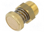 Sound suppression silencer | Thread: G 3/4" external | brass