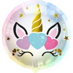 Folat Foil Balloon "Unicorn Hearts" 45cm