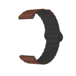 Riff 22mm Universal (Samsung, Garmin, etc) Loop magnetic silicone strap Brown / Black