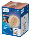 Philips Smart WiZ 40W G200 E27 gudrā LED spuldze 90CRI 2700-6500K caurspīdīga1CT/2 929003018021 8719514372146