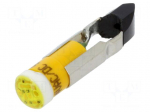 LED lamp | yellow | T5,5K | 24VDC | 24VAC | plastic | -20&divide;60&deg;C