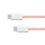 Tahvelarvutid ja tarvikud // USB kaablid // Kabel USB typu C - USB typu C 60 W 1 m r&oacute;żowy Kruger&Matz Basic