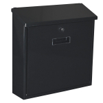 MAILBOX - MONACO - BLACK - 36,8 x 36,5 x 10 cm