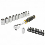 1/2" ratchet set 120t sockets and bits