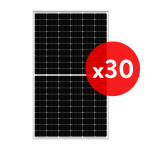 Complete pallet 30 pieces Solar photovoltaic panel PNI Green House 370W monocrystalline, 120 cells, 11A