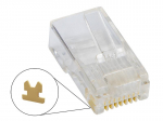 Telefonis&uuml;steemid // Konnektorid // 1259# Wtyk telefoniczny 8p8c (rj45) linka 100szt.