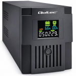 Qoltec Uninterruptible Power Supply UPS Line Interactive | Monolith | 1500VA | 900W | LCD | USB | RJ45