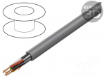 Wire | 5x18AWG | shielded,Al-PET foil | PVC | grey | 300V | 305m | CPR: Eca